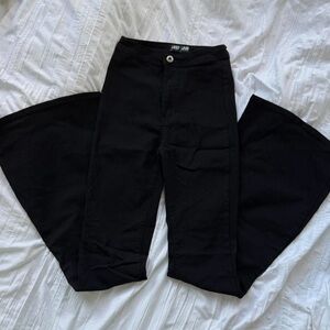 Super Flare Black Pants